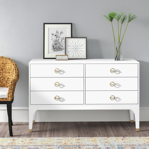 White Dresser Gold Hardware Joss & Main